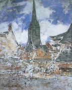 Claude Monet The Bell-Tower of Saint-Catherine at Honfleur France oil painting reproduction